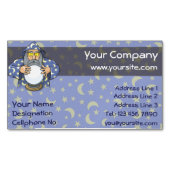 Assistent mit Ball Magnetische Visitenkarte (Vorderseite)