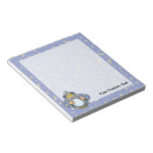 Assistent mit Ball Notizblock (angewinkelt)