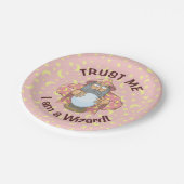 Assistent mit Ball Pappteller (Schrägansicht)