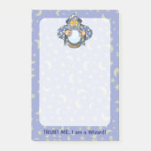 Assistent mit Ball Post-it Klebezettel (Vorderseite)