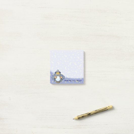 Assistent mit Ball Post-it Klebezettel (Auf Schreibtisch)