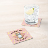 Assistent mit Ball Rechteckiger Pappuntersetzer (Vor Ort)