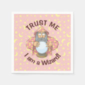 Assistent mit Ball Serviette (Vorderseite)