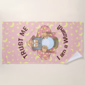 Assistent mit Ball Strandtuch (Vorderseite)