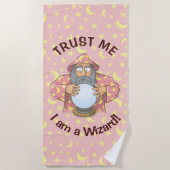 Assistent mit Ball Strandtuch (Vorderseite)