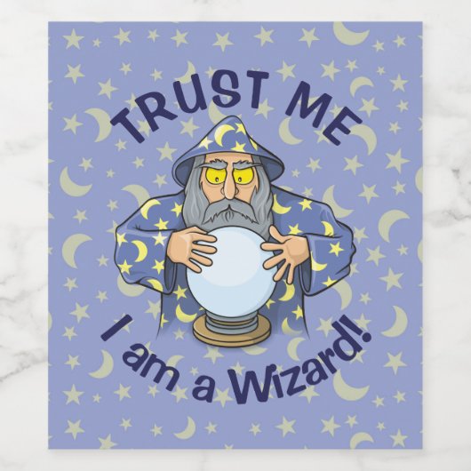 Assistent mit Ball Weinetikett (Einzelnes Label)