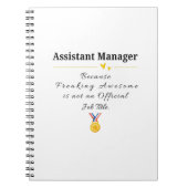 Assistent Notizblock (Vorderseite)