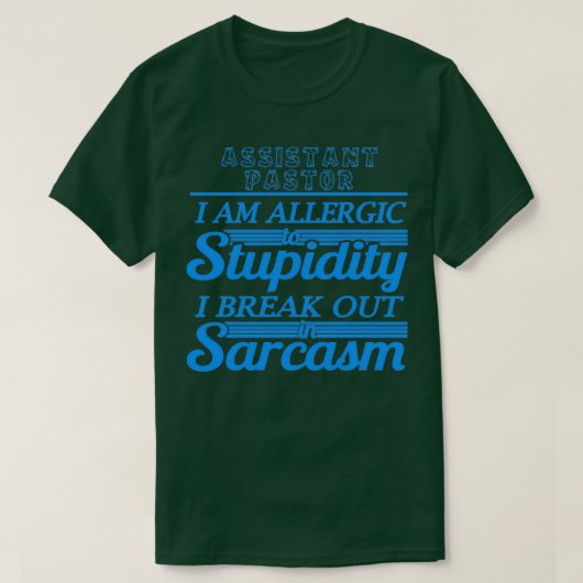 ASSISTENT PASTOR T-Shirt (Design vorne)