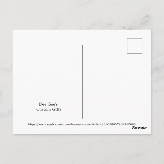 Assistent Postkarte (Rückseite)