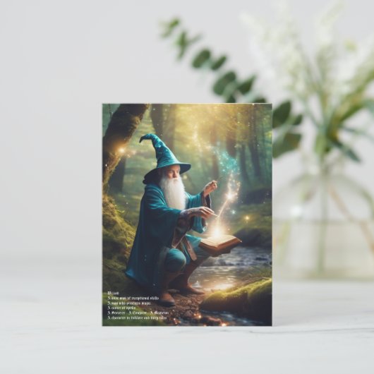 Assistent Postkarte (Stehend Vorderseite)