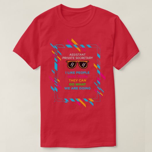 ASSISTENT PRIVATSEKRETÄR Classic TShirt (Design vorne)
