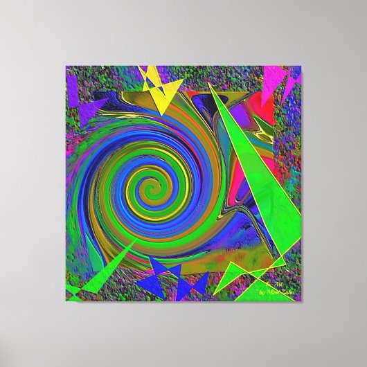 "Assistent von Oz" 40" x 40" Starke Leinwand 3 Pan (Vorderseite)