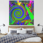 "Assistent von Oz" 40" x 40" Starke Leinwand 3 Pan (Insitu (Schlafzimmer))