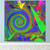 "Assistent von Oz" 40" x 40" Starke Leinwand 3 Pan (Insitu (Holzboden))