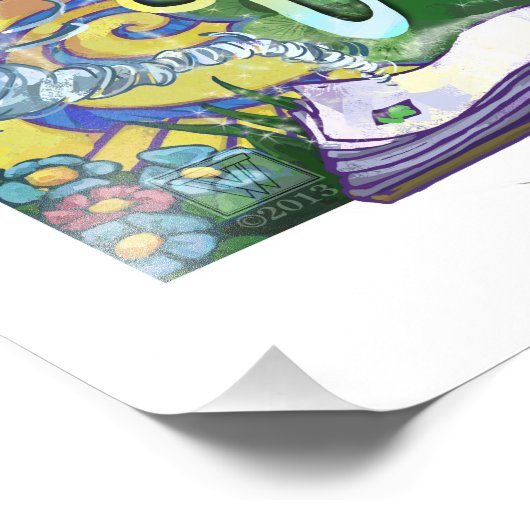 Assistent von Oz Fotodruck (Ecke)