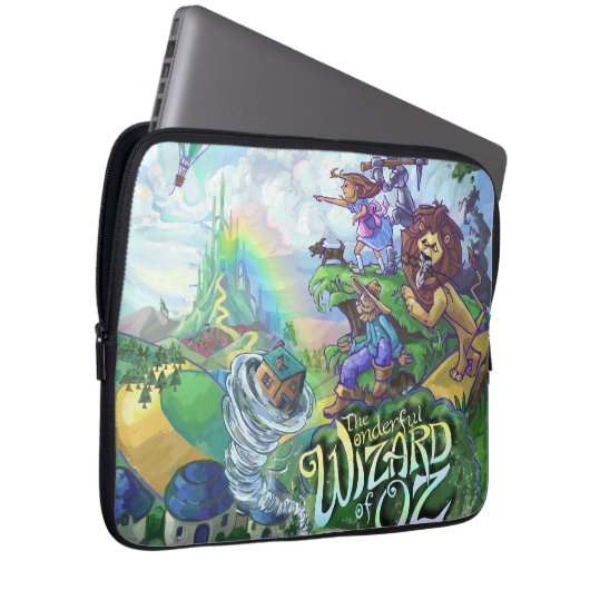 Assistent von Oz Laptopschutzhülle (Vorne Rechts)