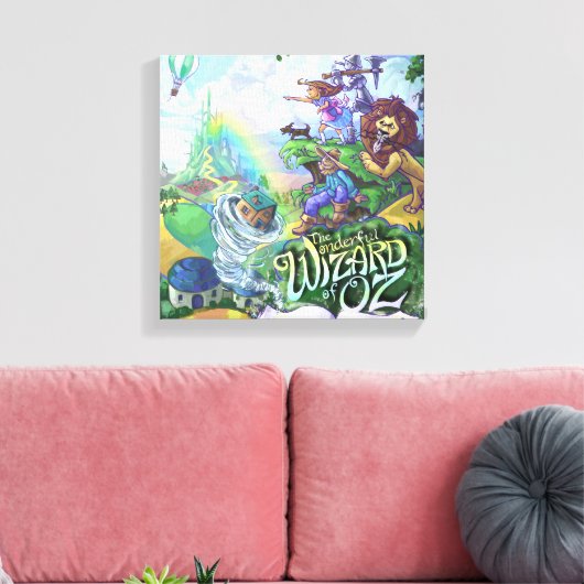 Assistent von Oz Leinwanddruck (Insitu (Wohnzimmer))