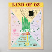 Assistent von Oz Map Poster (Vorne)