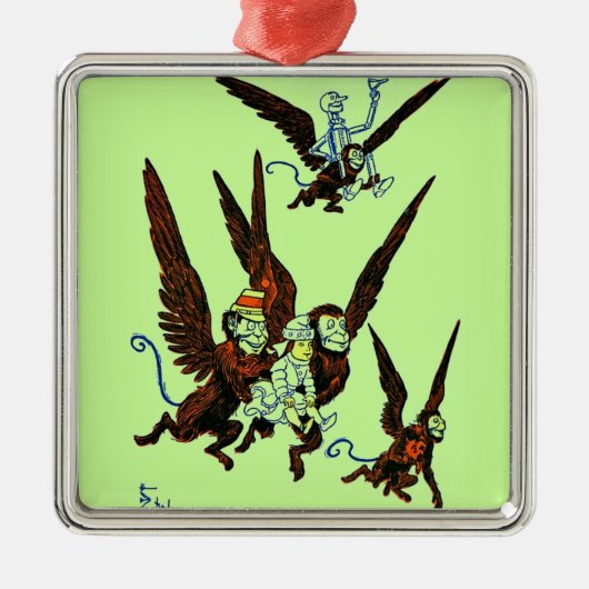 Assistent von Oz Ornament Aus Metall (Vorne)