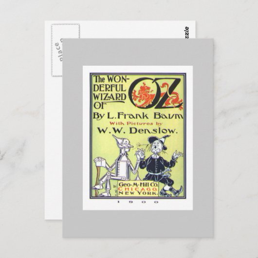 Assistent von Oz Postkarte (Vorne/Hinten)