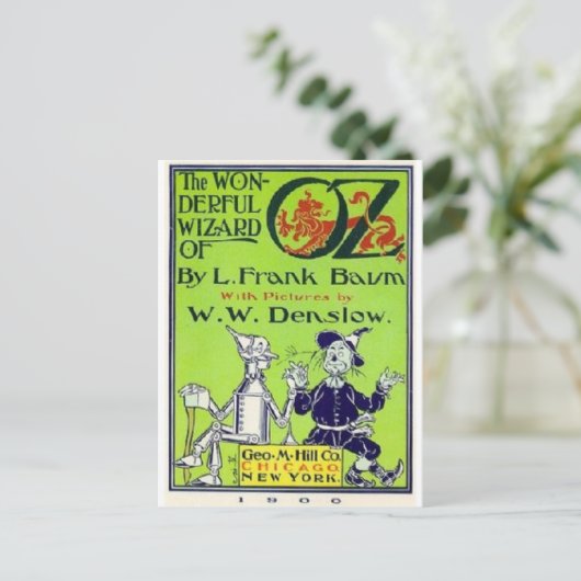 Assistent von Oz Postkarte (Stehend Vorderseite)
