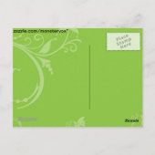 Assistent von Oz Postkarte (Rückseite)