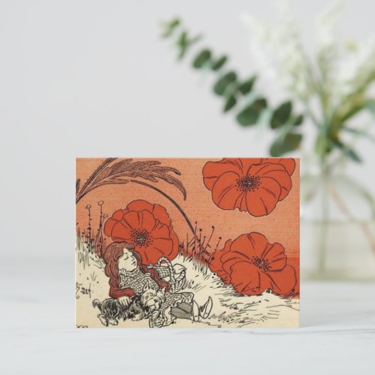 Assistent von Oz Postkarte (Stehend Vorderseite)