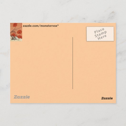 Assistent von Oz Postkarte (Rückseite)