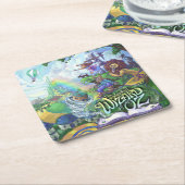 Assistent von Oz Rechteckiger Pappuntersetzer (angewinkelt)