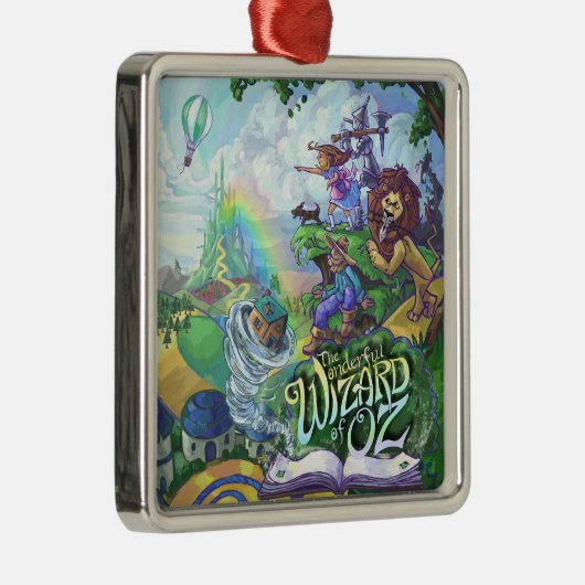 Assistent von Oz Silbernes Ornament (Rechts)