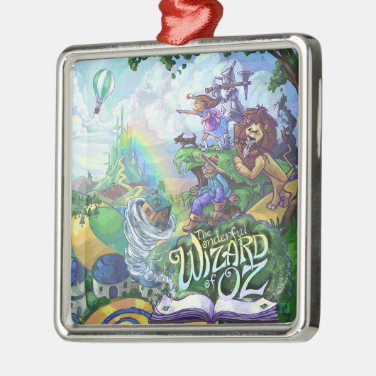 Assistent von Oz Silbernes Ornament (Links)