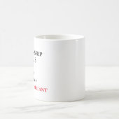 Assistent zum Beziehungsstatus Kaffeetasse (Mittel)