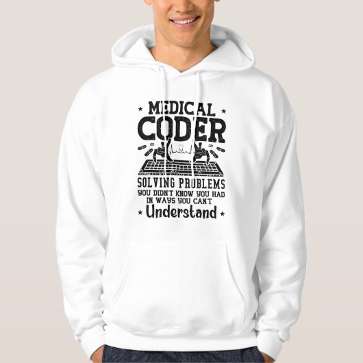 Assistent zum Codieren medizinischer Coder zur Pro Hoodie (Vorderseite)