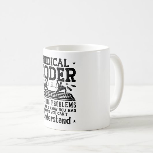 Assistent zum Codieren medizinischer Coder zur Pro Kaffeetasse (VorderseiteRechts)