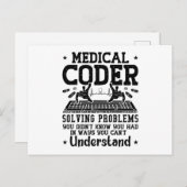 Assistent zum Codieren medizinischer Coder zur Pro Postkarte (Vorne/Hinten)