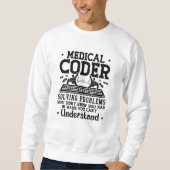 Assistent zum Codieren medizinischer Coder zur Pro Sweatshirt (Vorderseite)