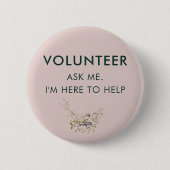 Assistent zum frag von Blumenveranstaltungen Button (Vorderseite)