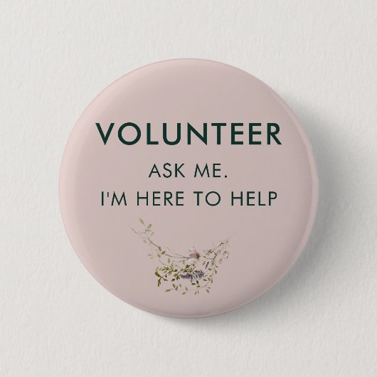 Assistent zum frag von Blumenveranstaltungen Button (Vorderseite)