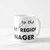 Assistent zum regionalen Manager Kaffeetasse (VorderseiteRechts)