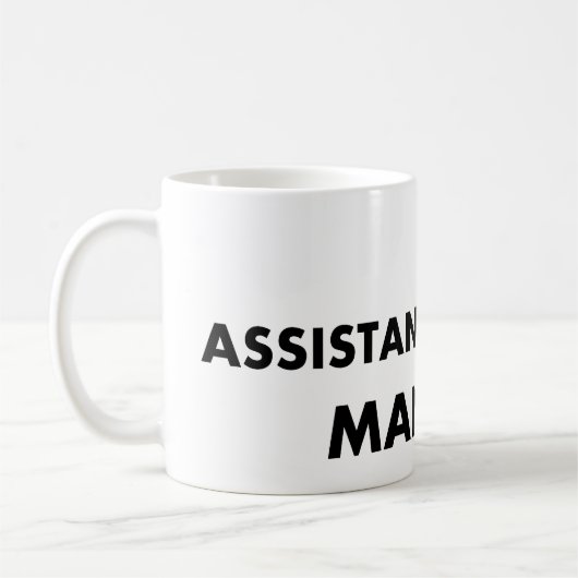 Assistent zum regionalen Manager Kaffeetasse (Links)