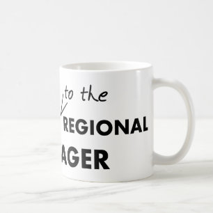 Assistent zum regionalen Manager Kaffeetasse