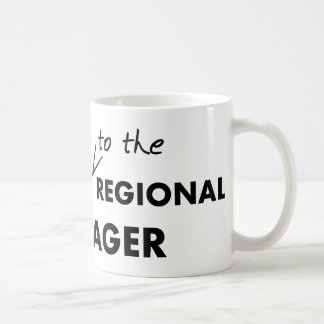 Assistent zum regionalen Manager Kaffeetasse