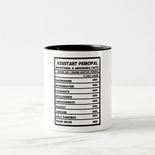 Assistent zweifarbige tasse (Mittel)