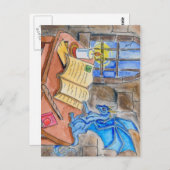 Assistenten Behalten Postkarte (Vorne/Hinten)