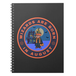 Assistenten sind im August geboren Notizblock