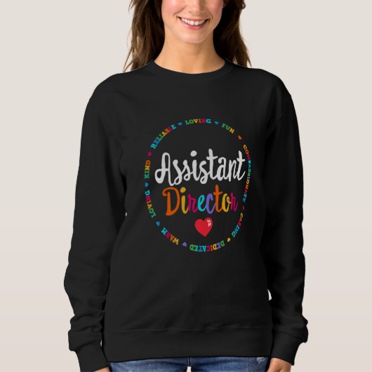 Assistentenleiter-Würdigungswoche Theater Nursi Sweatshirt (Vorderseite)