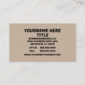 Assistentes Leben Visitenkarte (Rückseite)