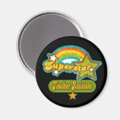 Assistentin des Superstar Teacher Magnet (Vorderseite/Rückseite)