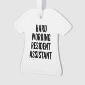 Assistentin für harte Arbeit Ornament (Vorderseite)