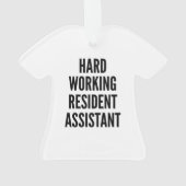 Assistentin für harte Arbeit Ornament (Rückseite)